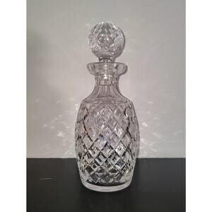 WATERFORD CRYSTAL DECANTER & ROUND STOPPER